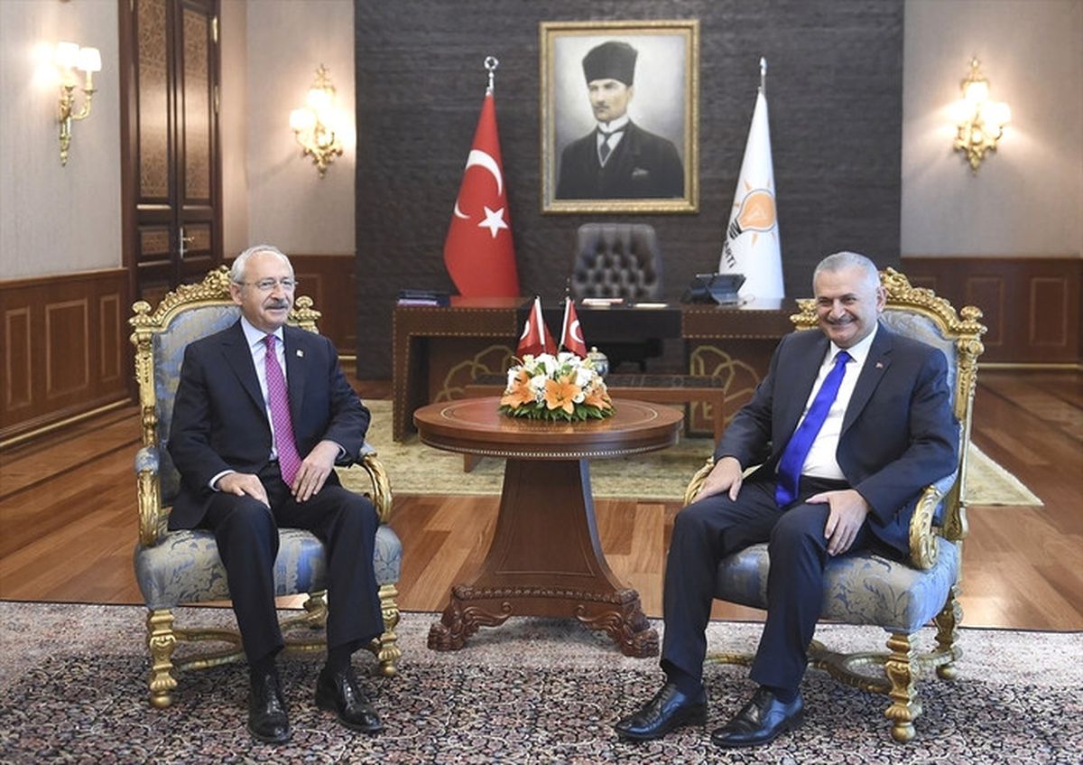 Başbakan Binali Yıldırım\'ın CHP Genel Başkanı Kemal Kılıçdaroğlu ve MHP Genel Başkanı Devlet...