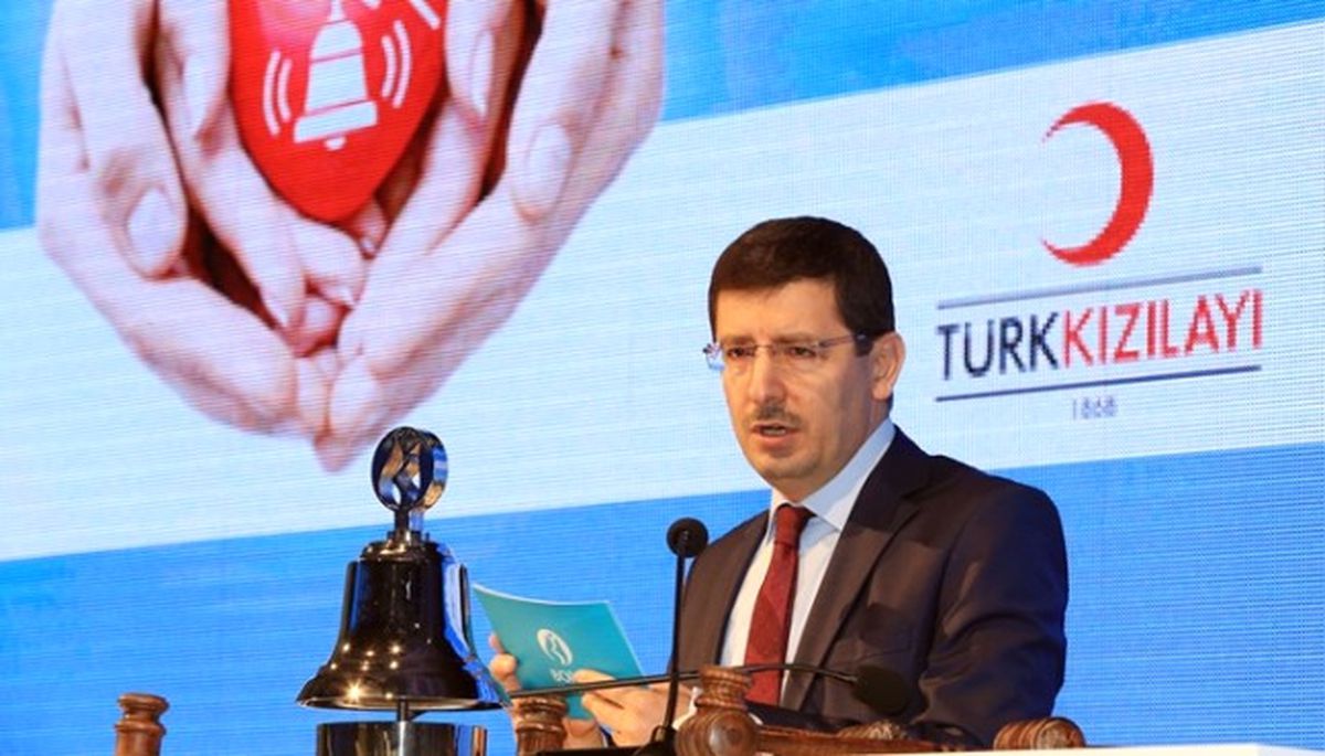 Borsa\'da Gong \'Kızılay\' İçin Çaldı