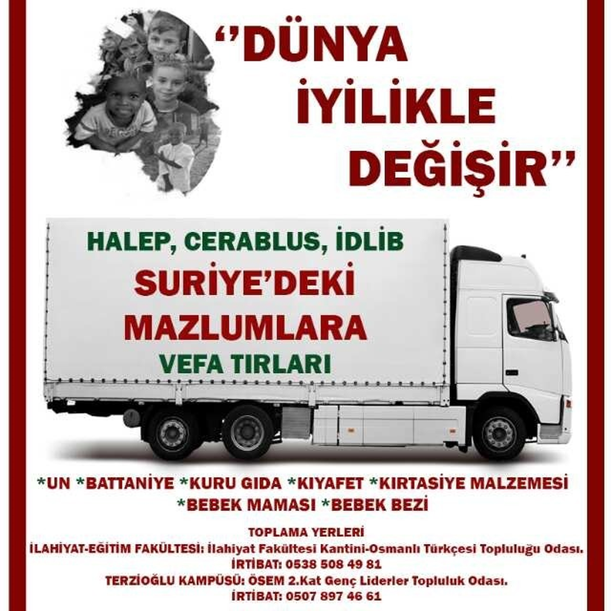 Çanakkale\'den Suriye\'ye Vefa Tırı