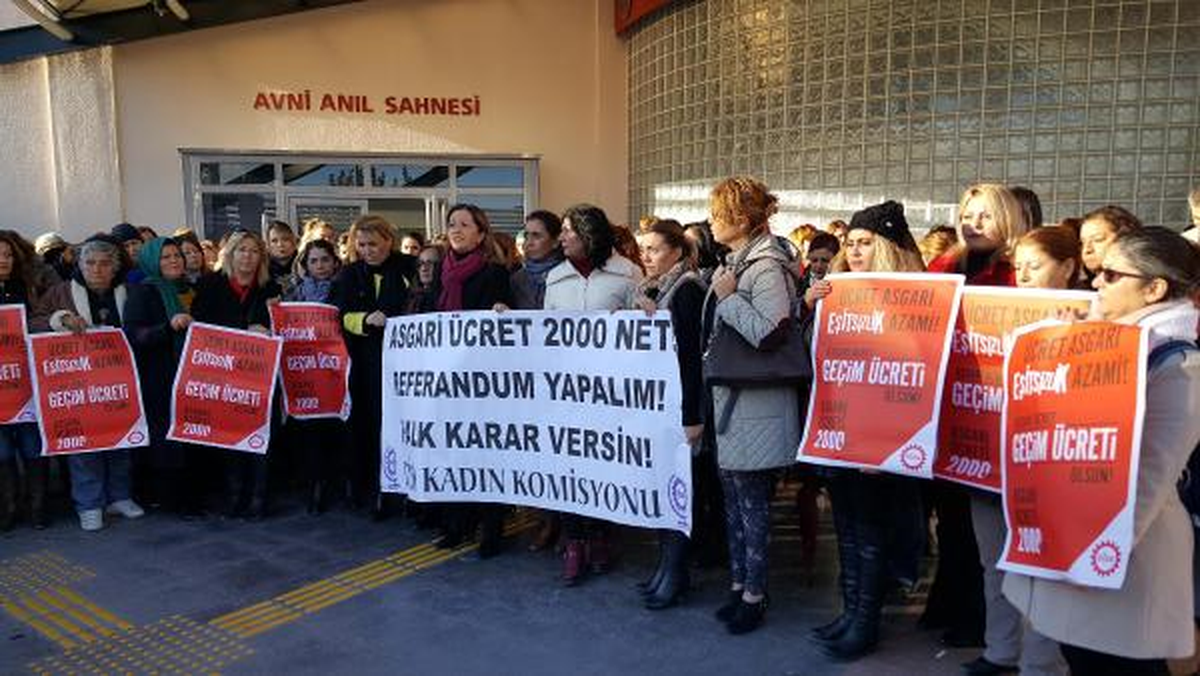Disk\'li Kadınlardan Asgari Ücret İçin 2 Bin Lira Önerisi