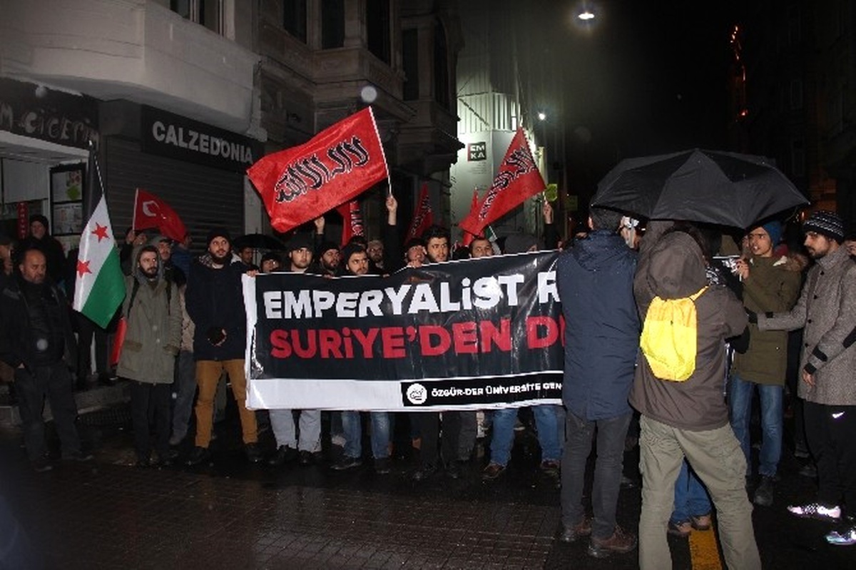 Halep\'teki Saldırılar İran Büyükelçiliği Önünde Protesto Edilecek