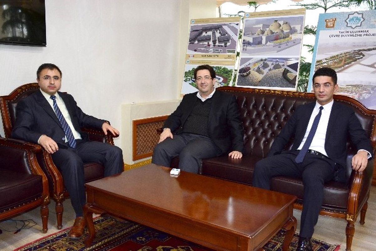 Mahkeme Başkanı Akkaş ve Hakim Güzel\'den Başkan Yazgı\'ya Ziyaret