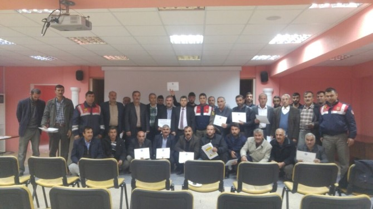Samsat\'ta Taşımalı Eğitim Bilgilendirme Toplantısı Yapıldı