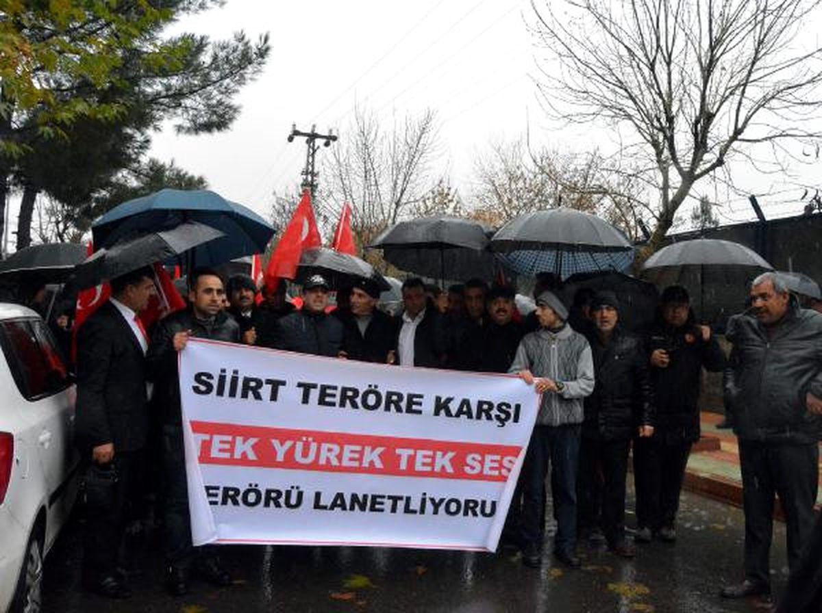 Siirt, Mardin ve Elazığ\'da Terör Saldırısı Protesto Edildi