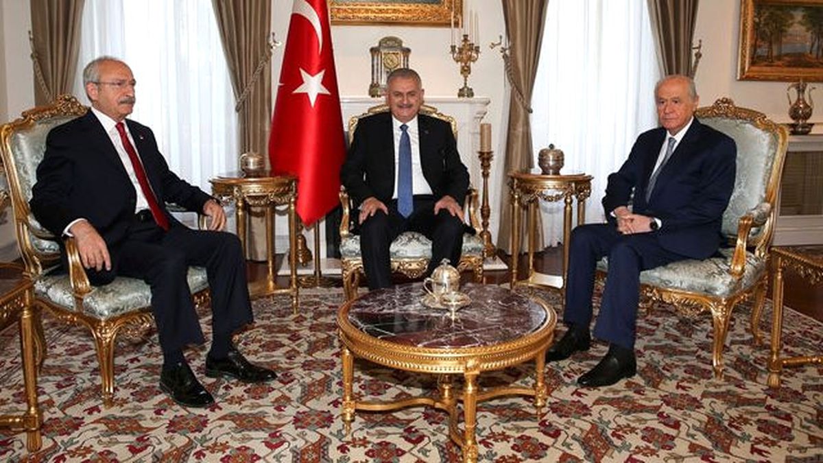 Yıldırım\'ın, Kılıçdaroğlu ve Bahçeli ile Görüşmesi Sona Erdi