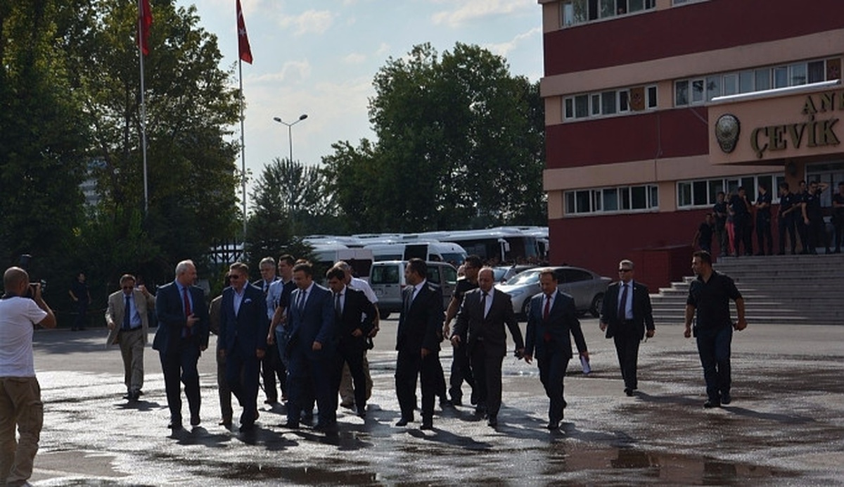 Ankara Çevik Kuvvet\'e Taziye Ziyaretleri