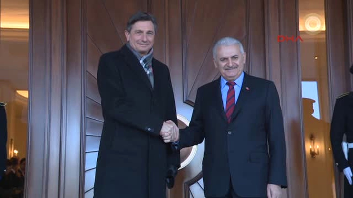 Başbakan Yıldırım, Slovenya Cumhurbaşkanı Borut Pahor Ile Bir Araya Geldi