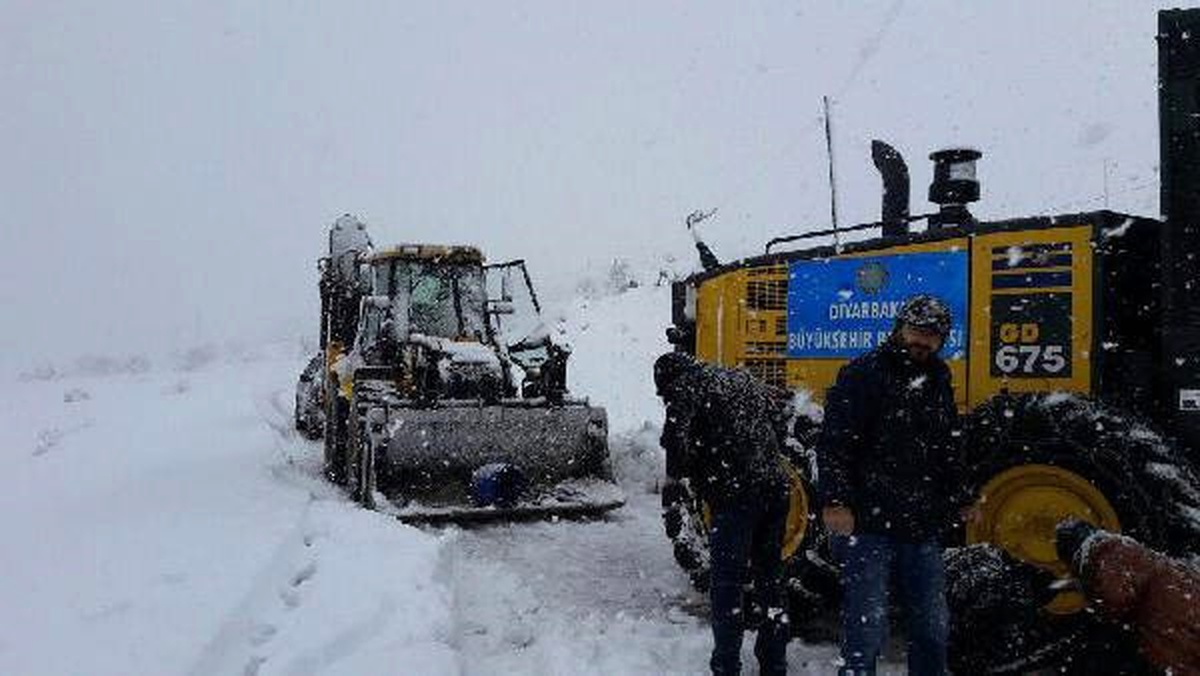 Bingöl, Tunceli ve Siirt\'te Kar Esareti Sürüyor (2)