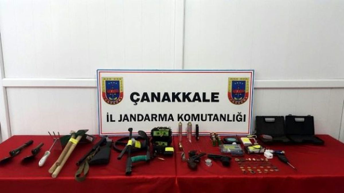 Çanakkale\'de Tarihi Eser Operasyonu
