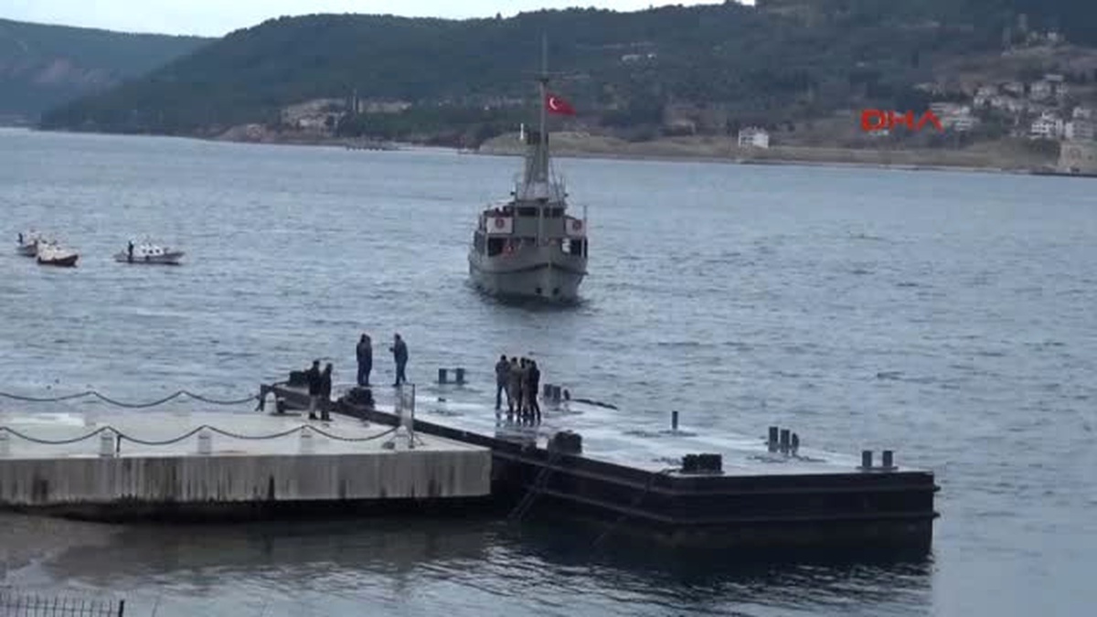 Çanakkale - Tcg Nusret Gemisi 5 Aylık Bakımın Ardından Çanakkale\'ye Döndü