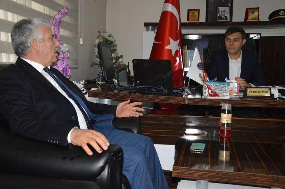 Çermik Belediyesi\'nden İlçe Emniyetine Taziye Ziyareti
