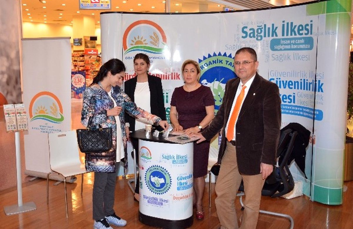 Çevreye ve İnsana Dost Organik Tarım Standı Açıldı