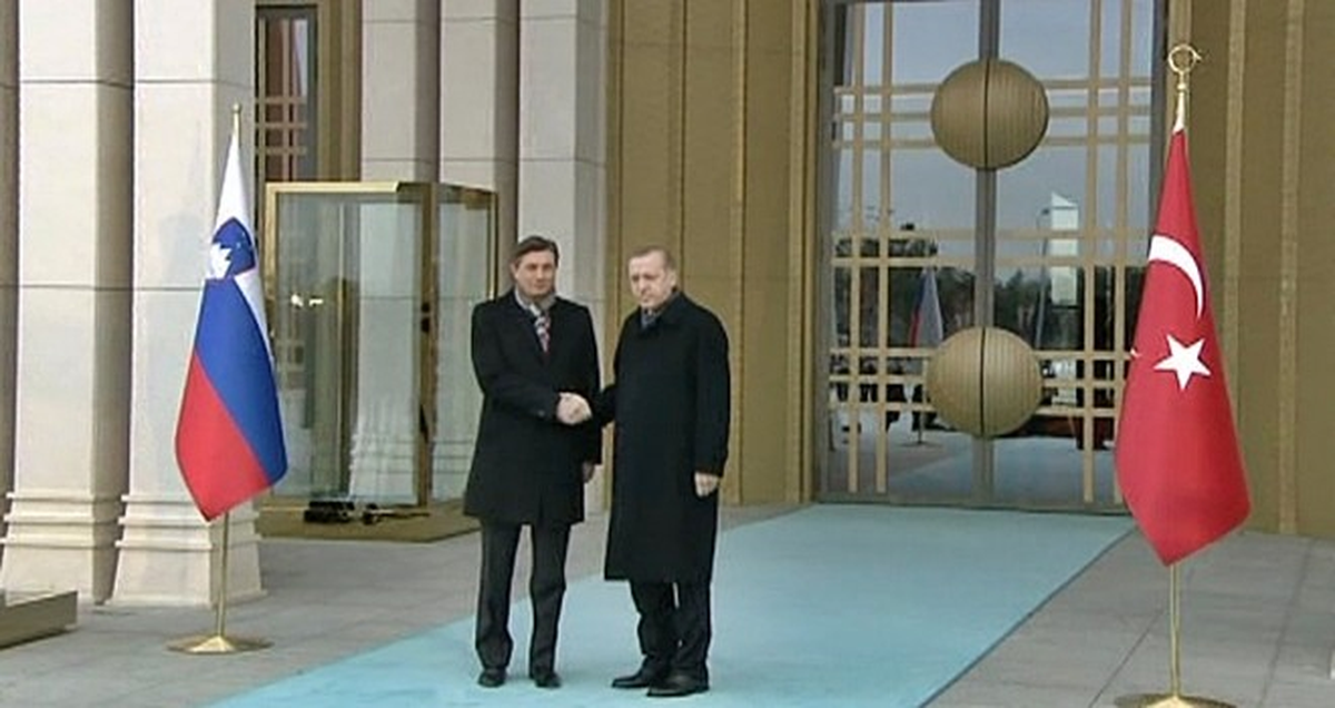 Dha Ankara- Cumhurbaşkanı Erdoğan, Slovenya Cumhurbaşkanı Pahor\'u Resmi Törenle Karşıladı