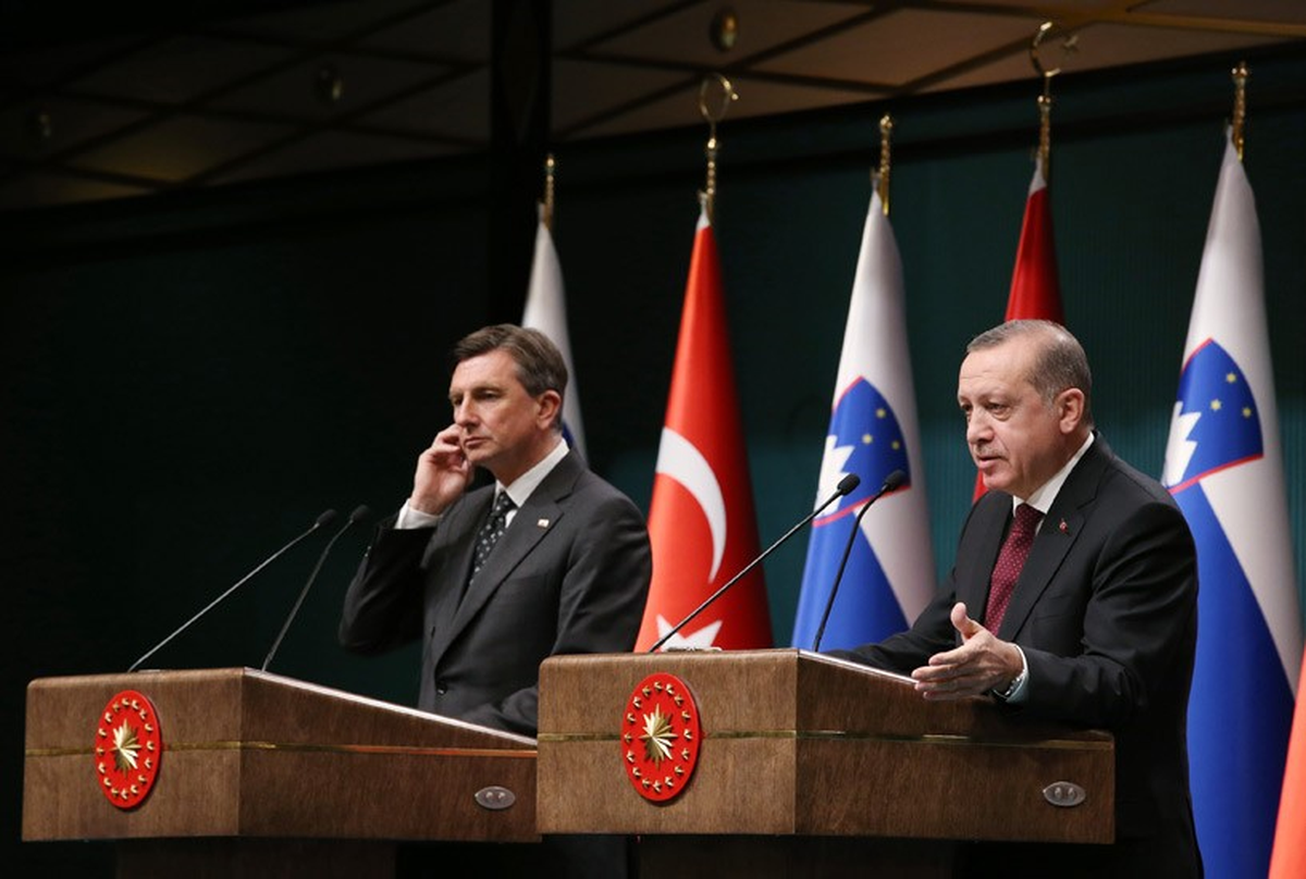Dha Ankara - Cumhurbaşkanı Erdoğan ve Slovenya Cumhurbaşkanı Pahor\'dan Ortak Basın Açıklaması