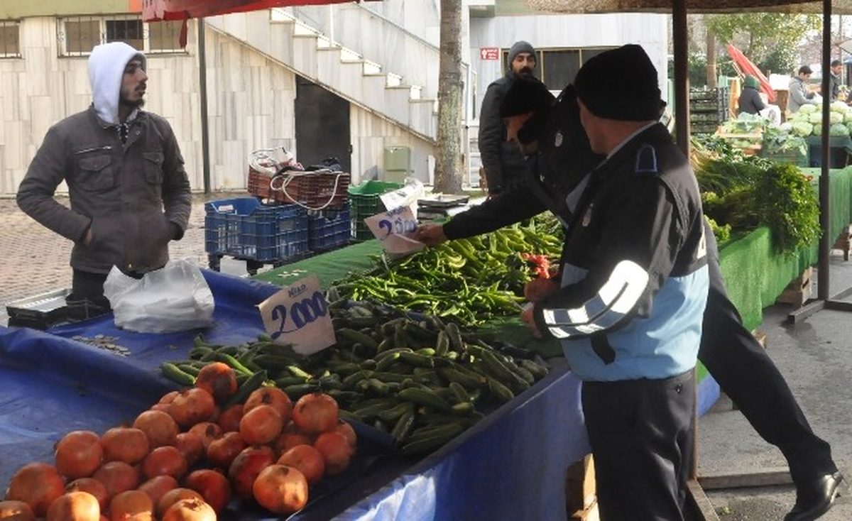 Dilovası Zabıtası\'ndan Pazar Denetimi