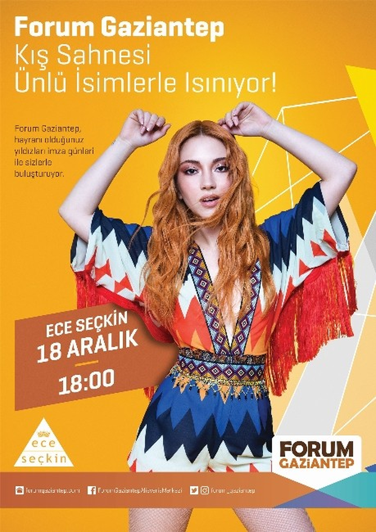 Ece Seçkin Forum Gaziantep\'e Geliyor