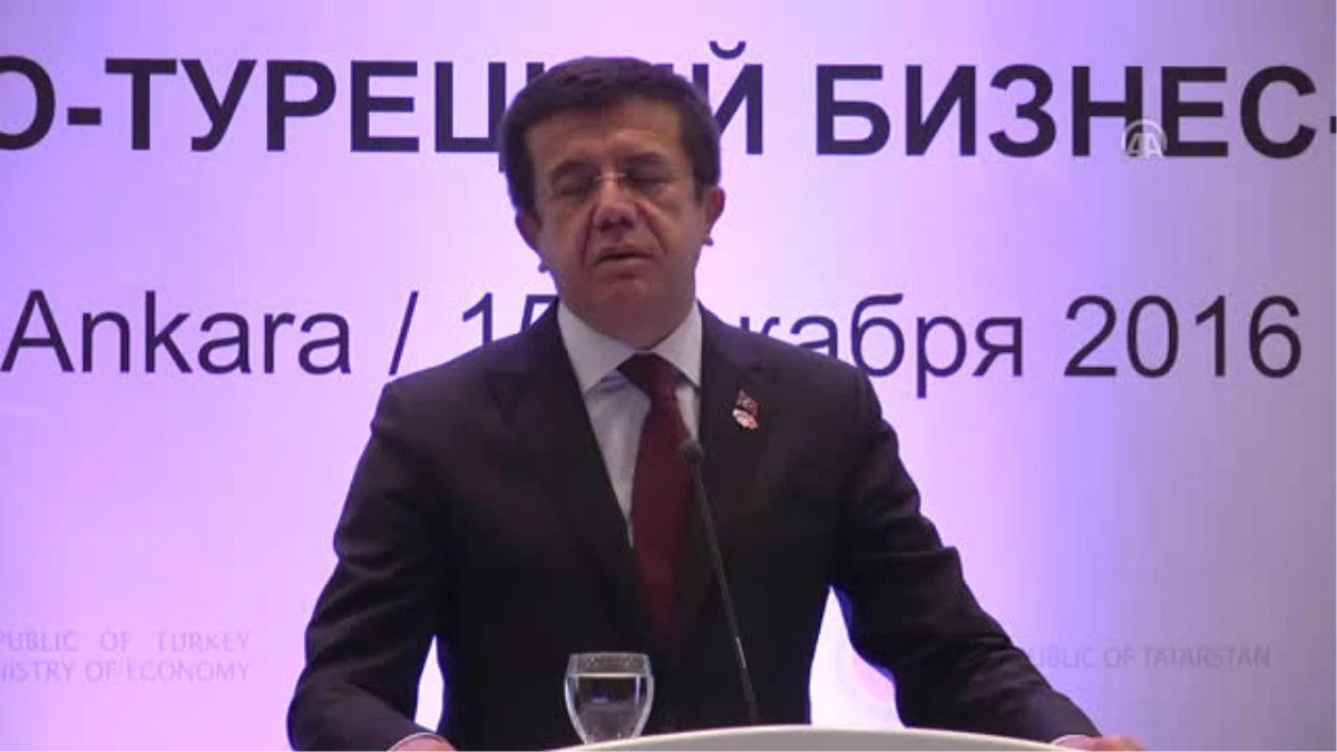 Ekonomi Bakanı Zeybekci - Türkiye - Rusya Ilişkileri