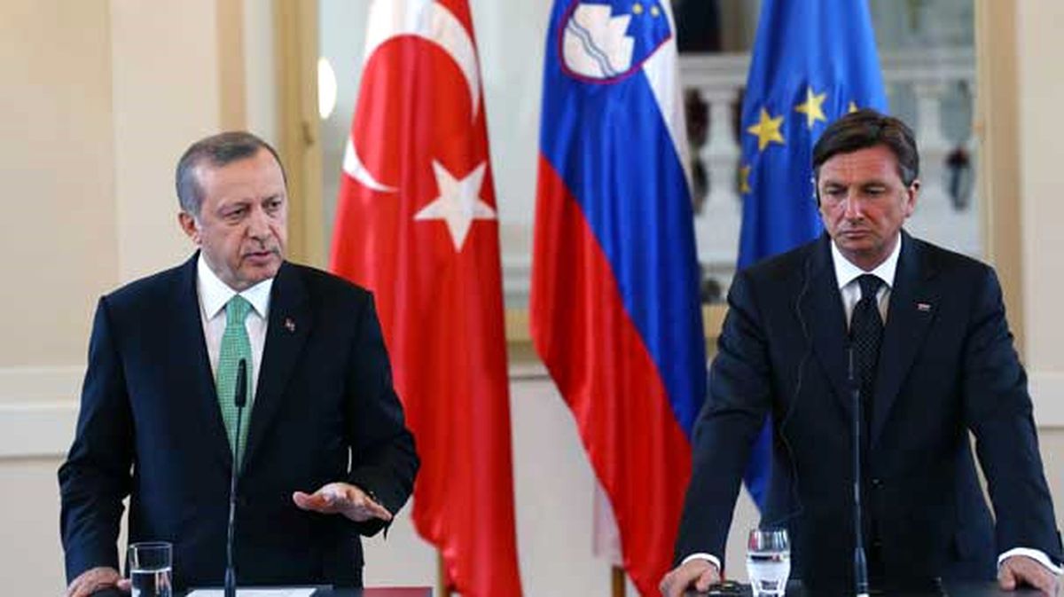 Erdoğan-Pahor Ortak Basın Toplantısı