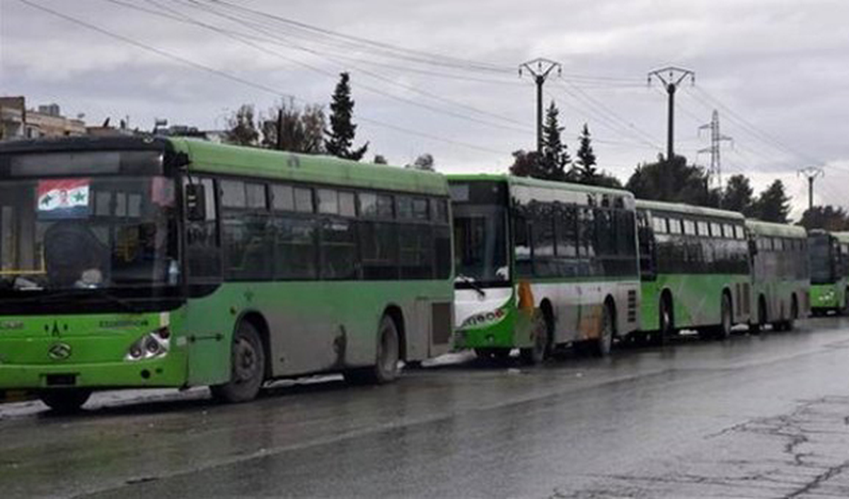 Halep\'ten Ilk Tahliye Konvoyu Muhaliflerin Sarmada Bölgesine Ulaştı (2)
