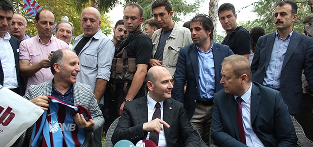 İçişleri Bakanı Soylu Trabzon\'da