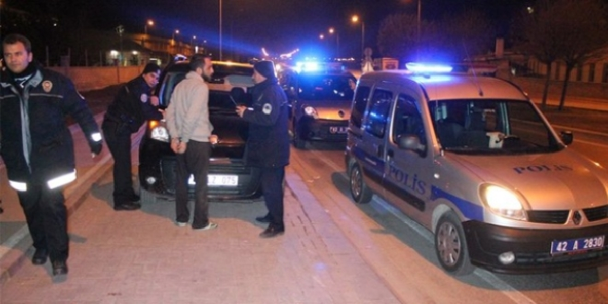 Konya\'da Polis-şüpheli Kovalamacası