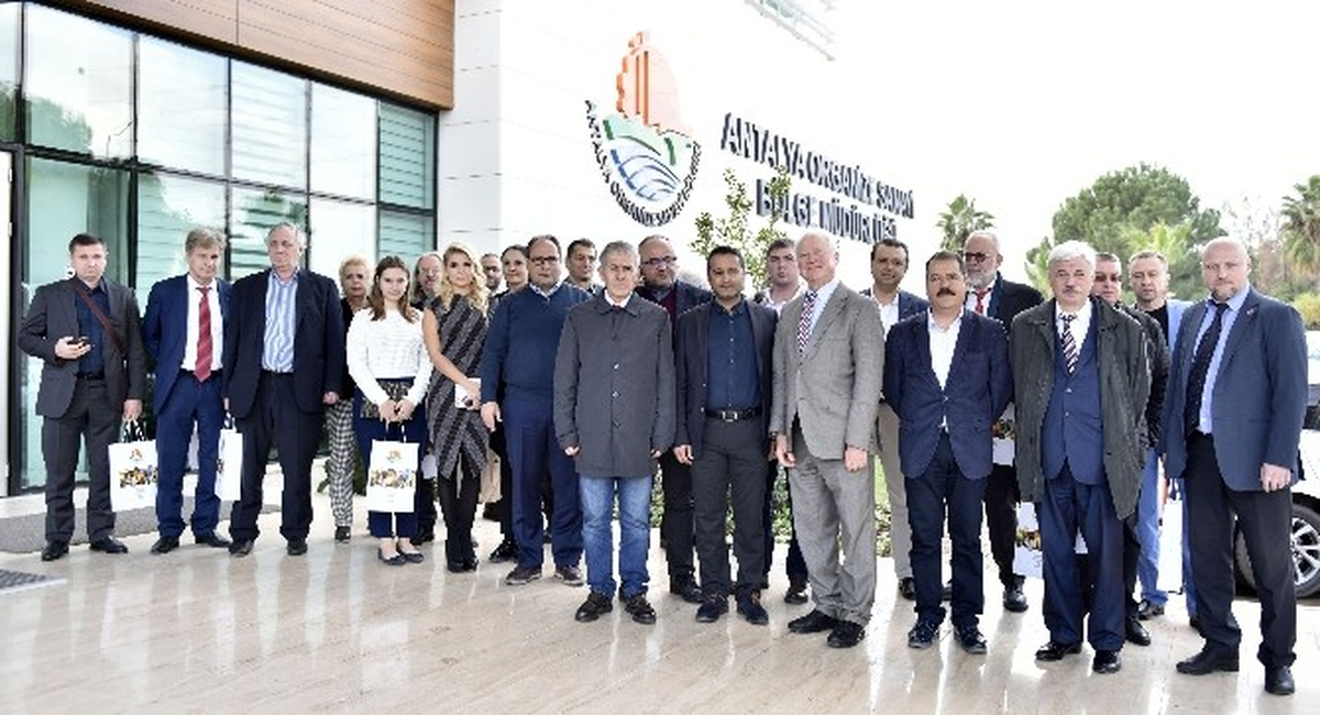 Rus İşadamları Antalya Osb\'yi Ziyaret Etti