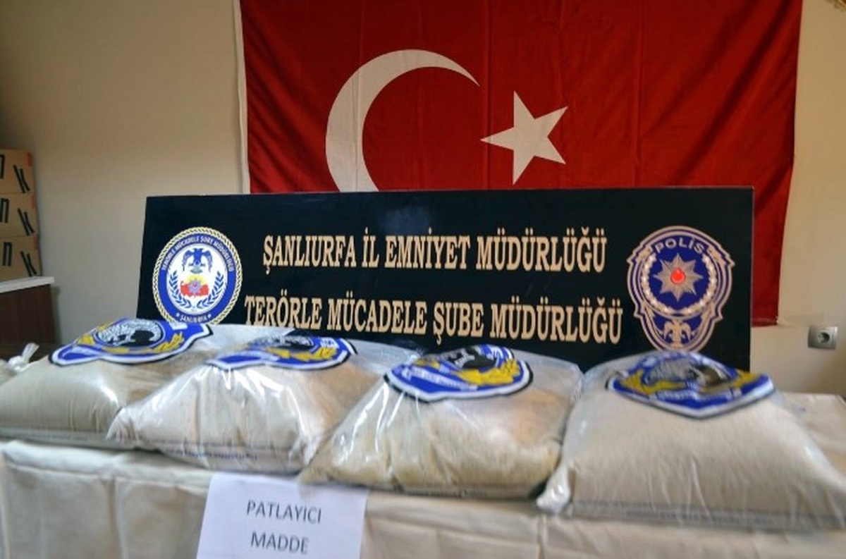 Şanlıurfa\'da 25 Kilo Tnt Patlayıcı Ele Geçirildi