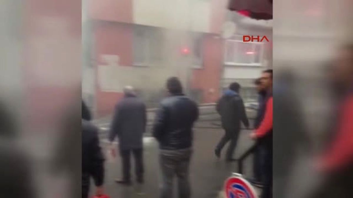 Şişli\'de Yangın Paniği