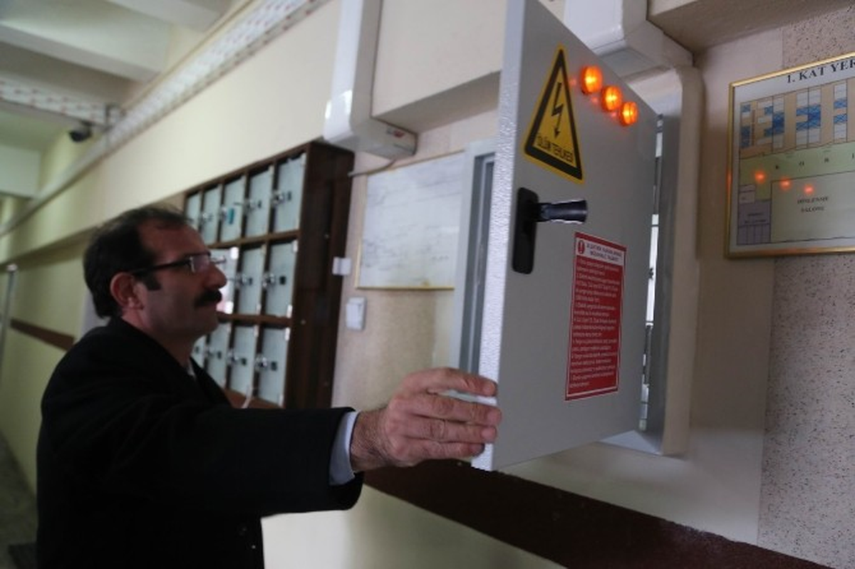 Sivas\'ta Öğrenci Yurtlarında Yangın Güvenliği Denetimi
