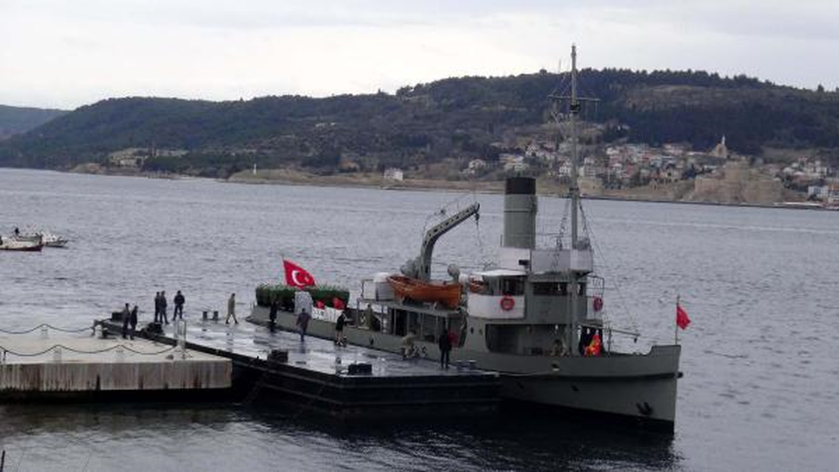 Tcg Nusret Gemisi 5 Aylık Bakımın Ardından Çanakkale\'ye Döndü
