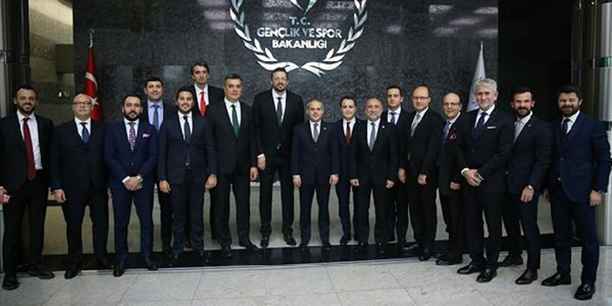Türkiye Basketbol Federasyonu, Bakan Kılıç\'ı Ziyaret Etti