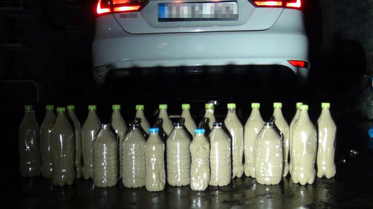 Benzin Deposunda 11 Kilo Toz Esrar Bulundu