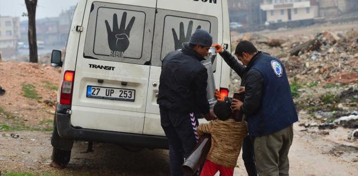 Çadırda Yaşayan Halepli Aile Evlerine Kavuştu