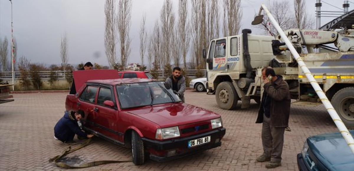 Çubuk\'ta Trafik Kazası: 1 Yaralı