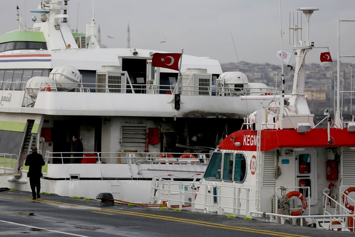 Deniz Otobüsünde Yangın (3)