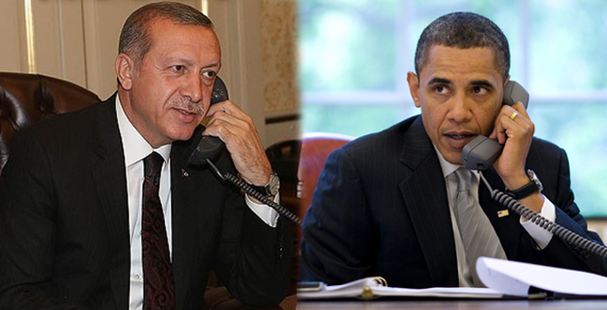 Dha Ankara - Cumhurbaşkanı Erdoğan, Obama ile Telefonda Görüştü