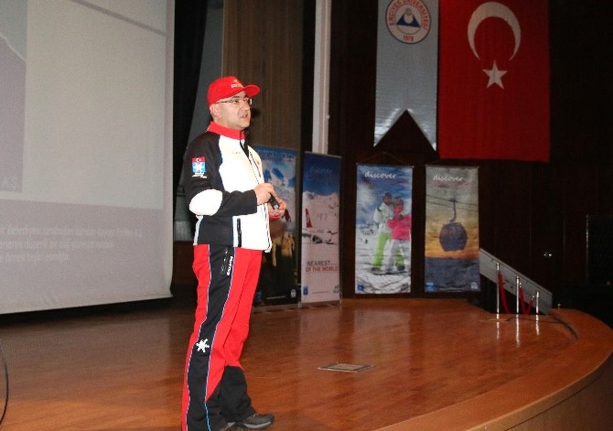 Erü\'de \'Dağ\'ı Keşfet\' Konulu Konferans Düzenlendi