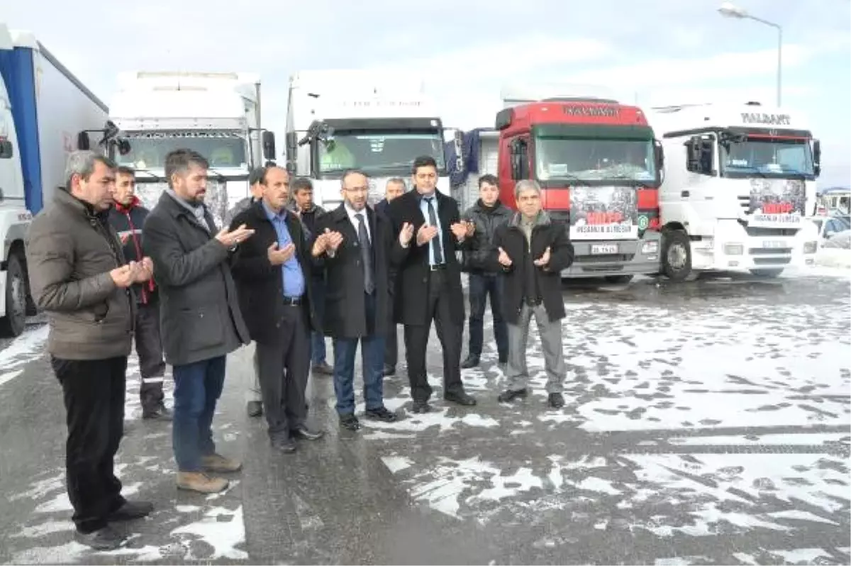 Eskişehir\'den Suriye\'ye 4 Tır Un Gönderildi