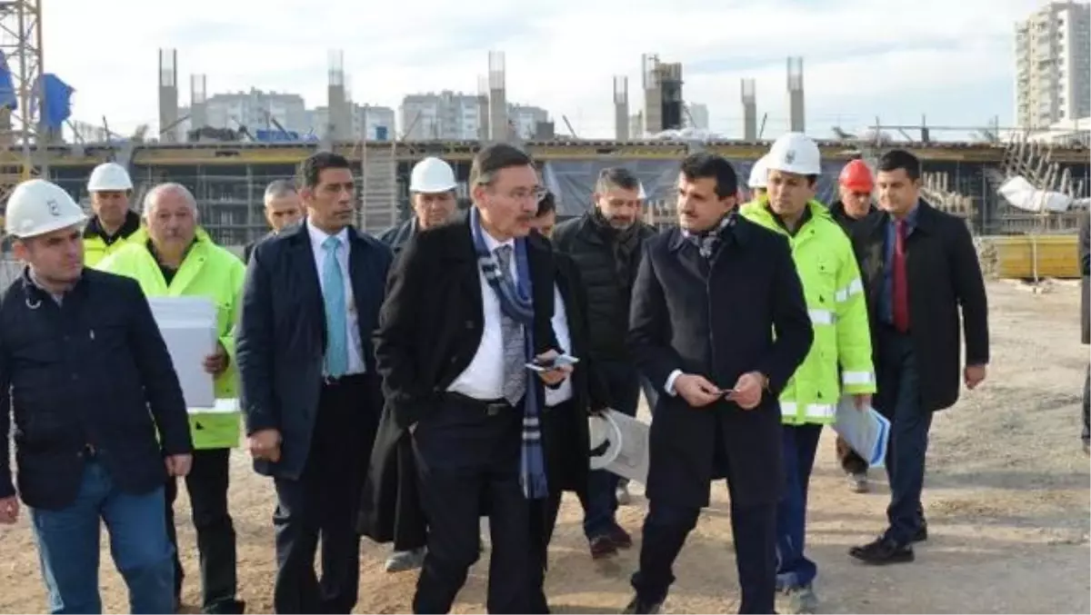 Gökçek, Eryaman Stadı İ·nşaatını İnceledi