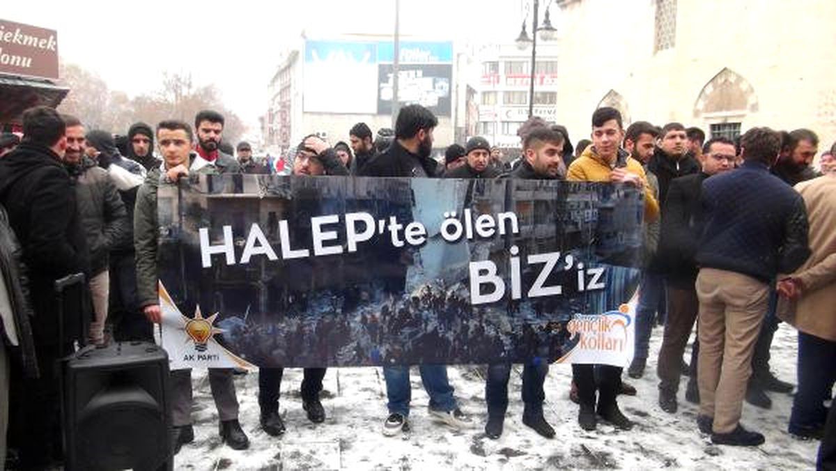 Halep\'te Öldürülen Siviller İçin Konya\'da Gıyabi Cenaze Namazı Kılındı