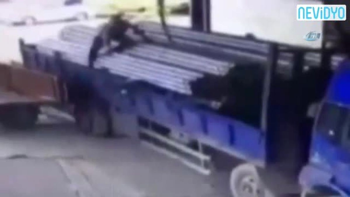 İşçinin Korkunç Ölümü Kamerada +18