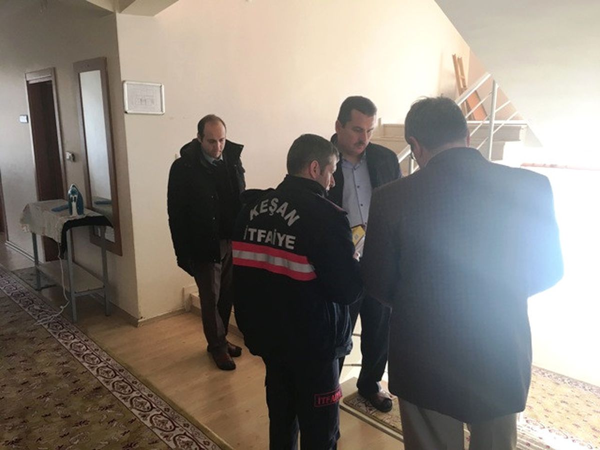 Keşan\'da Yangın Denetimi