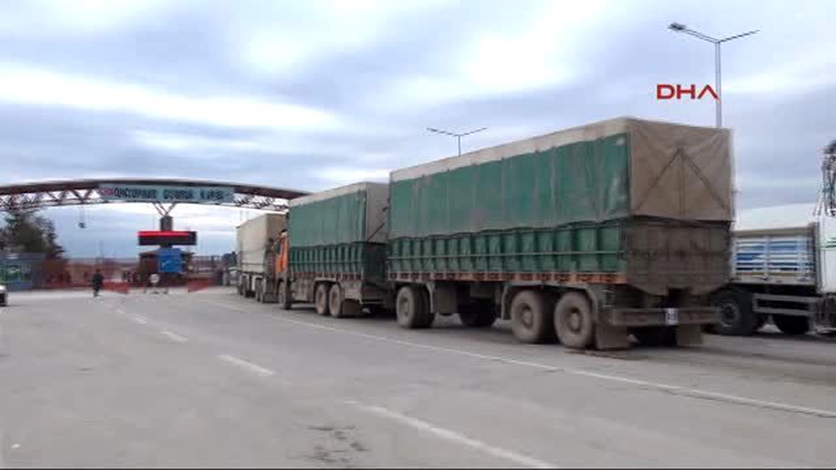 BM\'nin Gönderdiği Yardımlar, Kilis\'ten Suriye\'ye Geçti!
