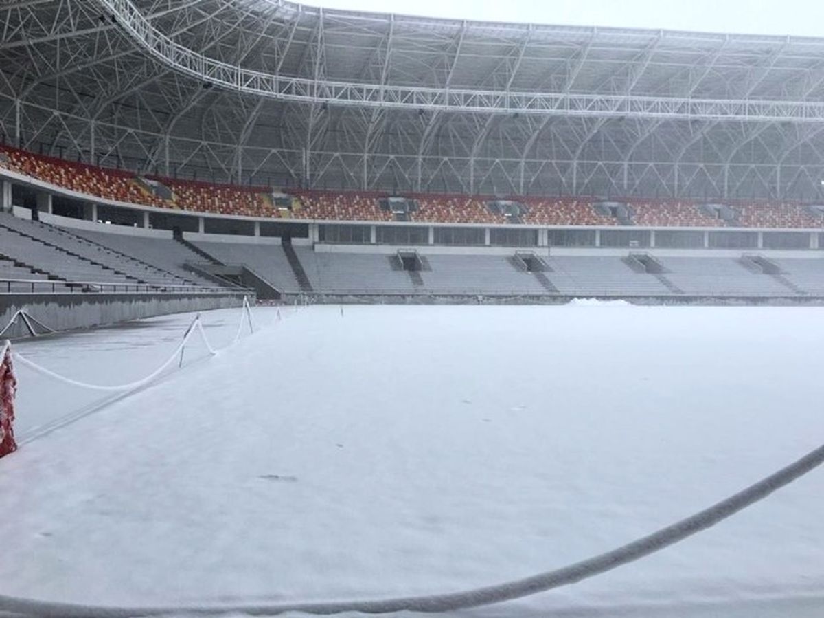 Malatya Stadı Karlar Altında