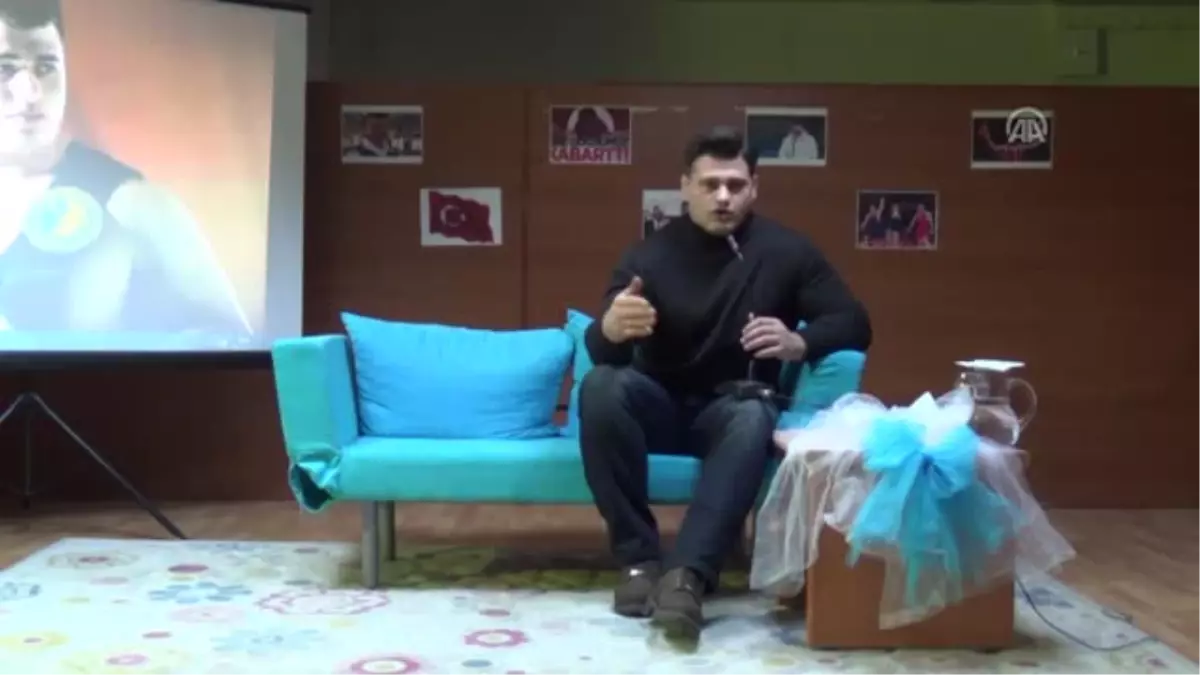 Milli Güreşçi Rıza Kayaalp, Öğrencilerle Buluştu - Yozgat