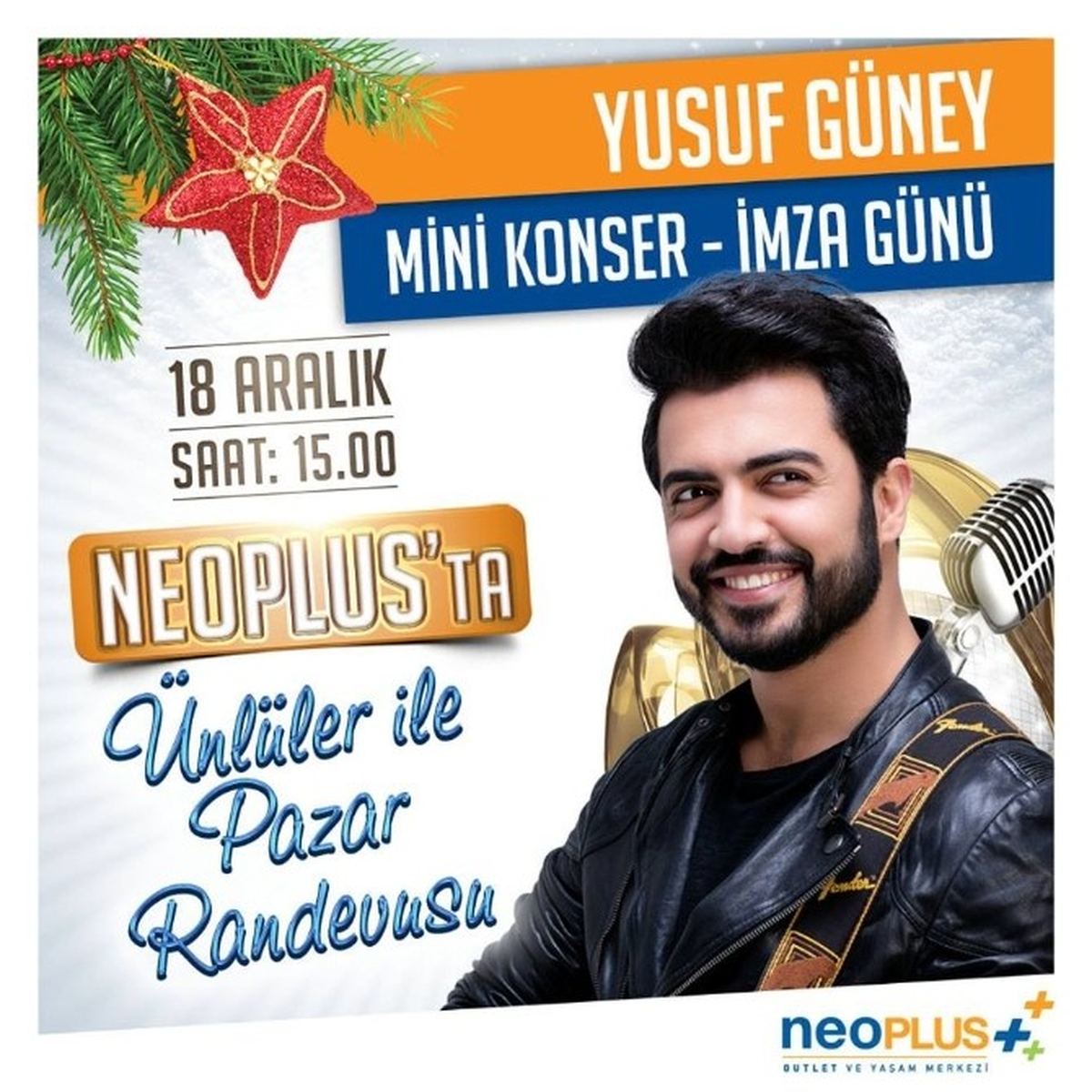 Neoplus\'ta Ünlüler ile Pazar Randevusunun Bu Haftaki Konuğu Yusuf Güney