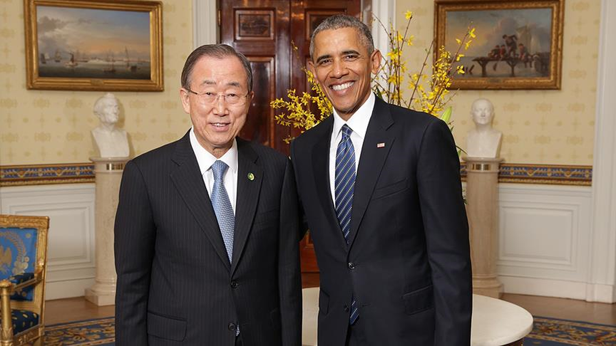 Obama\'dan BM Genel Sekreteri Ban\'a Teşekkür