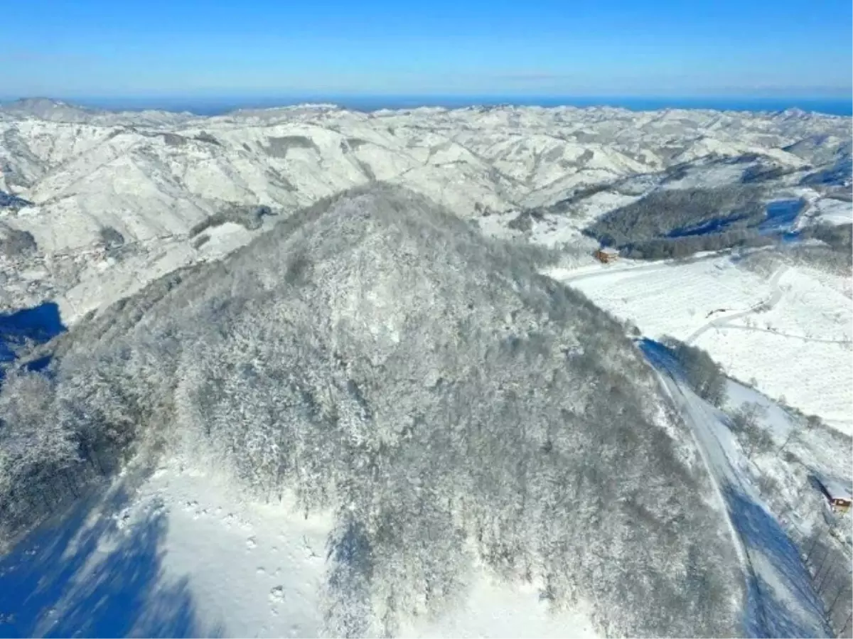 Ordu\'da Havadan Kar Manzaraları