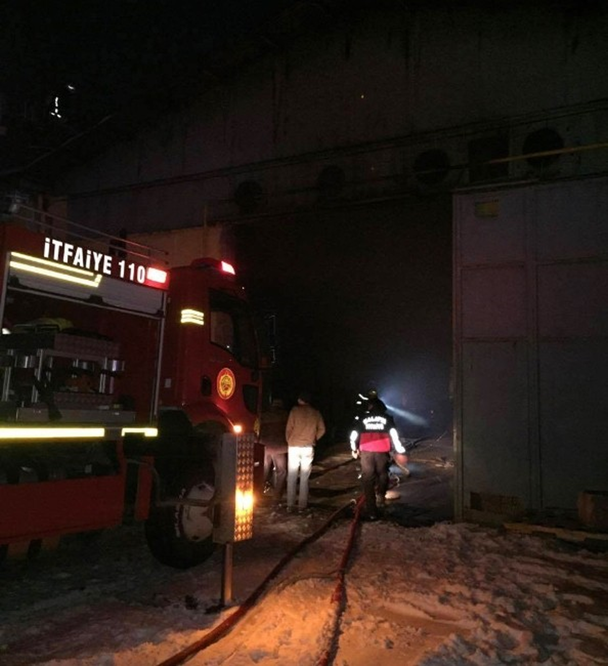 Organize Sanayide Korkutan Yangın