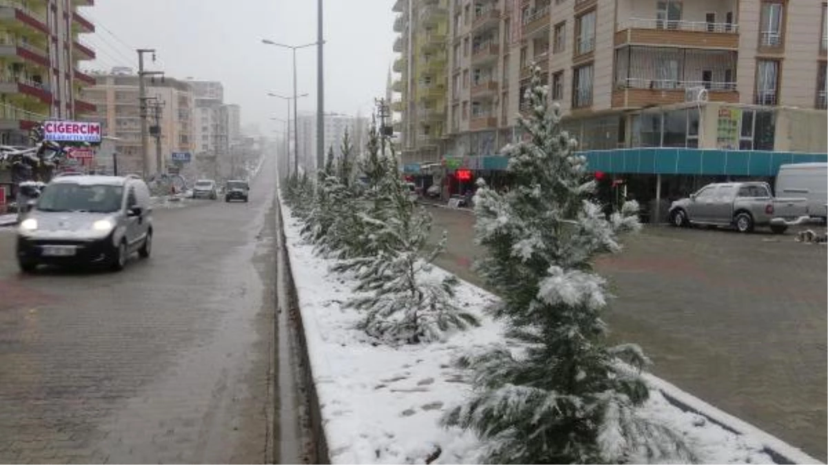 Silvan\'da 21 Köy Yolu Kardan Ulaşıma Kapandı